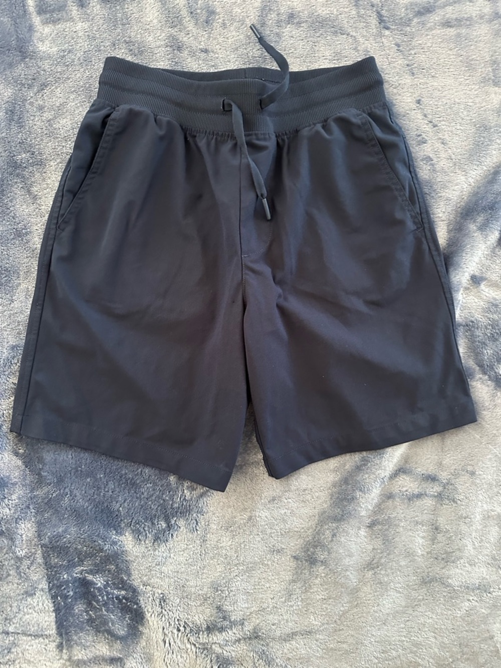 wonder nation Black Elastic Waist Athletic Shorts